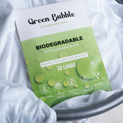 Standard laundry Detergent Sheet - Green Bubble